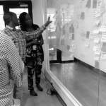 Participants going through ideas