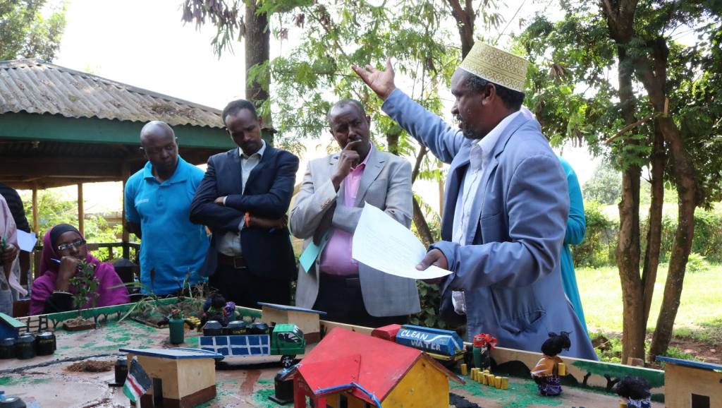 A Maarifa Kona innovator during a demo session